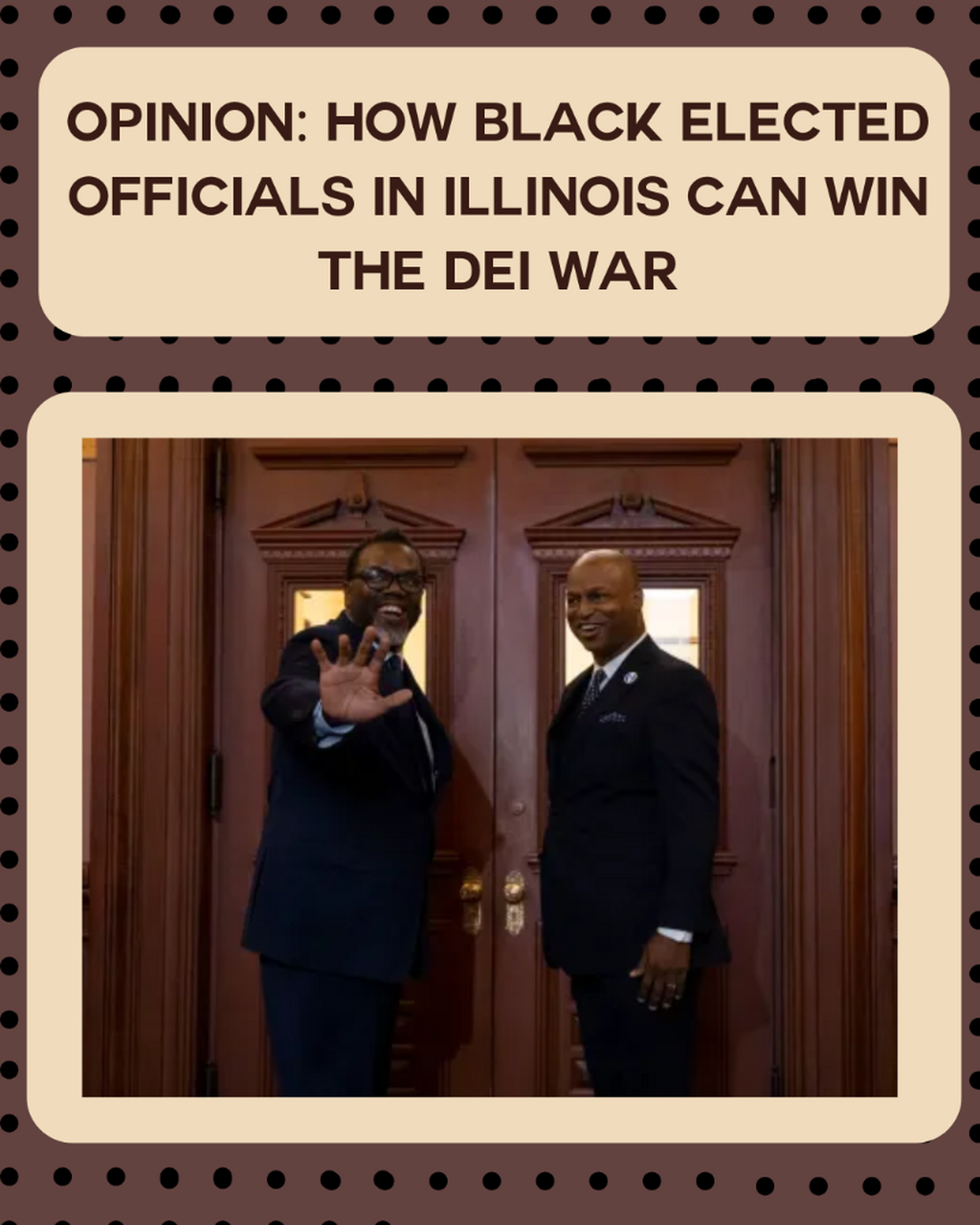 OPINION: How Black elected officials in Illinois can win the DEI war