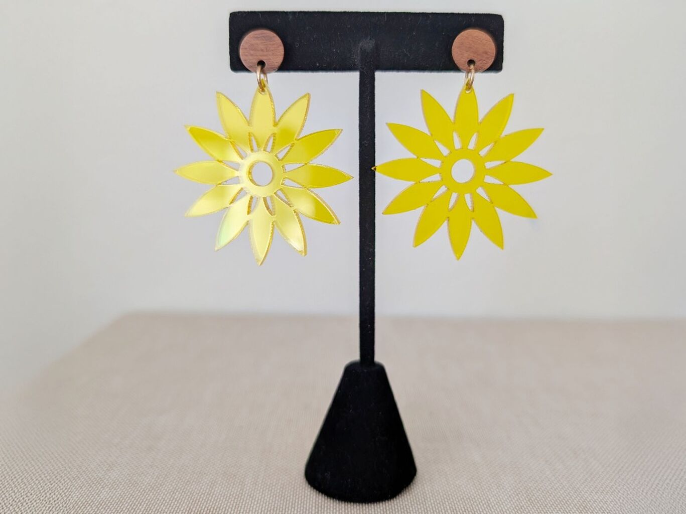 Sunflower Acrylic Earrings