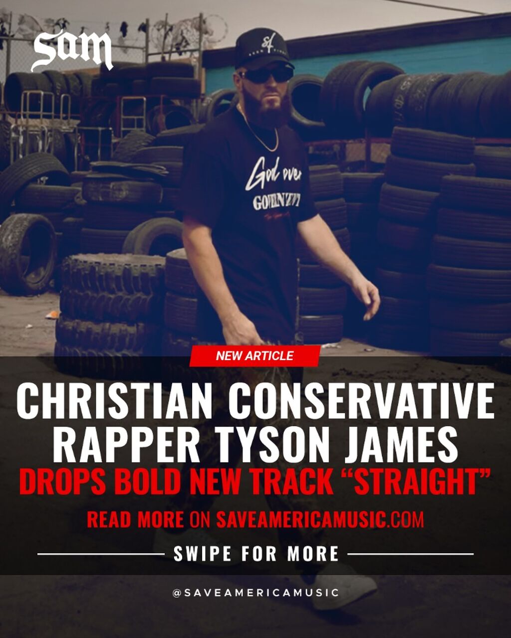 Christian Conservative Rapper Tyson James Drops Bold New Track &ldquo;Straight&rdquo;