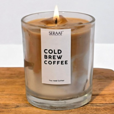 Coffee scented candle 