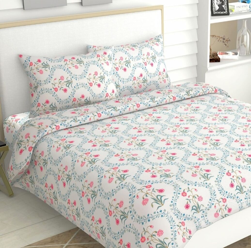 Cotton printed bedding set 