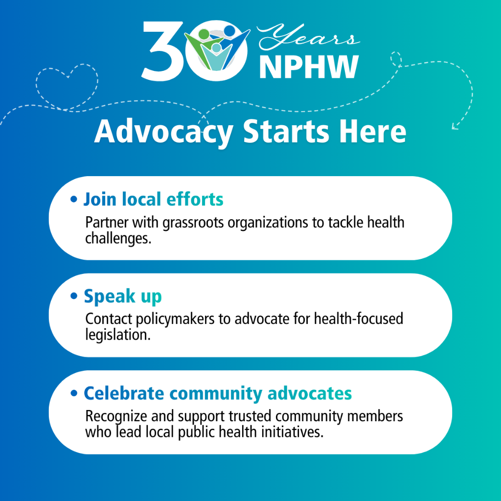 NPHW - Advocacy Starts Here
