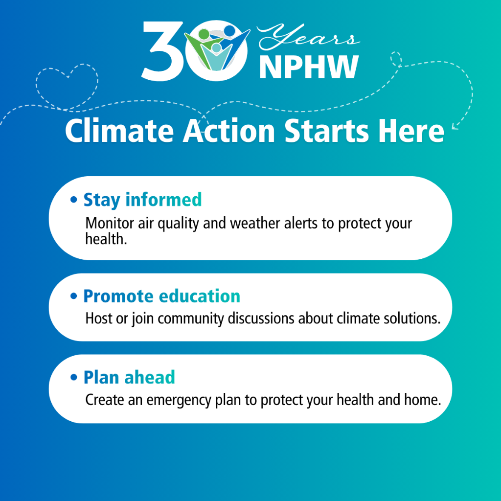 NPHW - Climate Action Starts Here