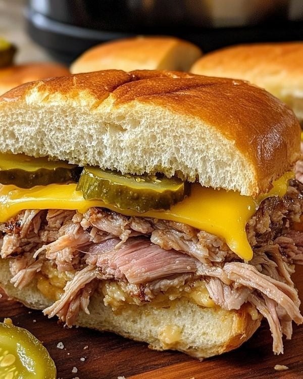Slow Cooker Cuban Sandwiches