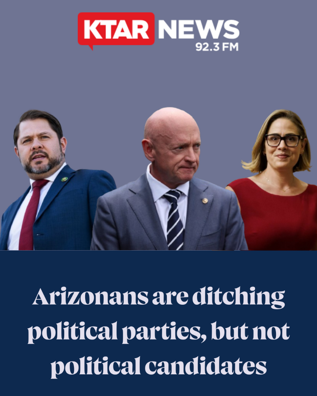 Arizonans are ditching political parties, but not political candidates
