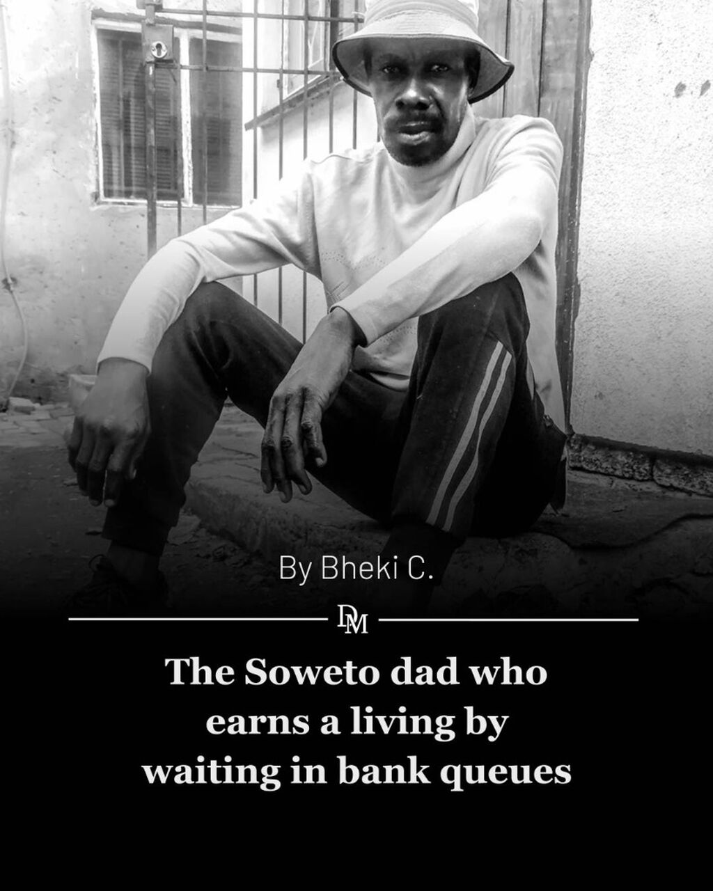 The Soweto dad who earns a living by waiting in bank queues