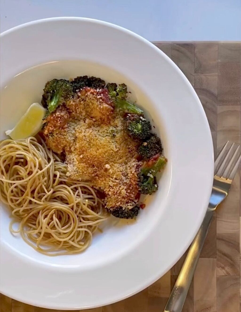 Char Roasted Broccoli Parmesan