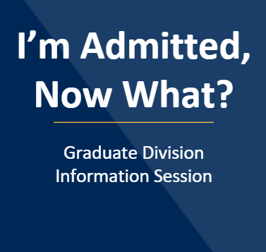 "I'm Admitted, Now What?" Webinar Registration