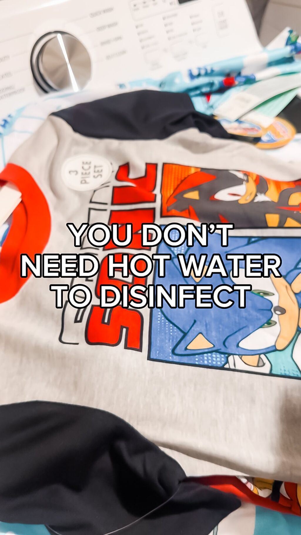 Disinfect new clothes laundry