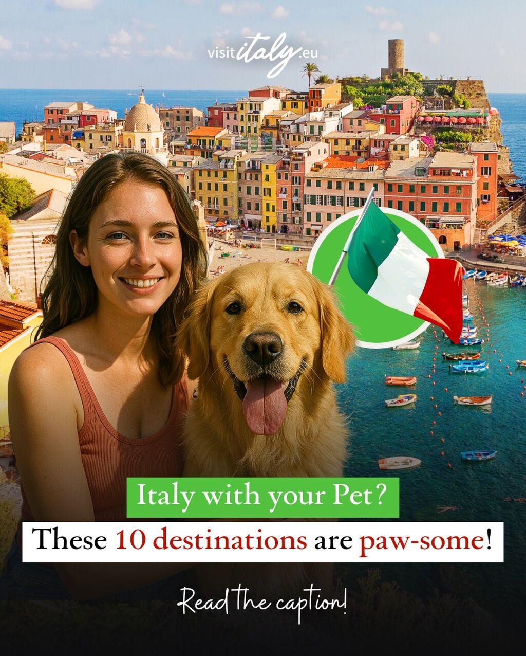 Travel to Italy with pets: 10 destinations to discover