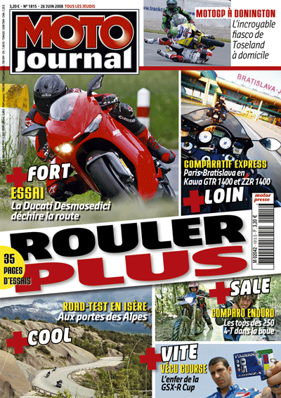 Essai Desmosedici RR in Moto Journal n&deg;1815