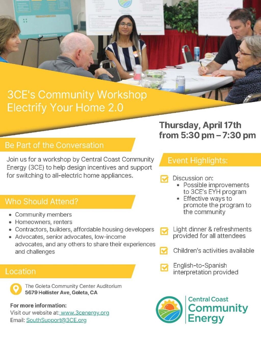 Electrify Your Home 2.0 &ndash; Community Workshops