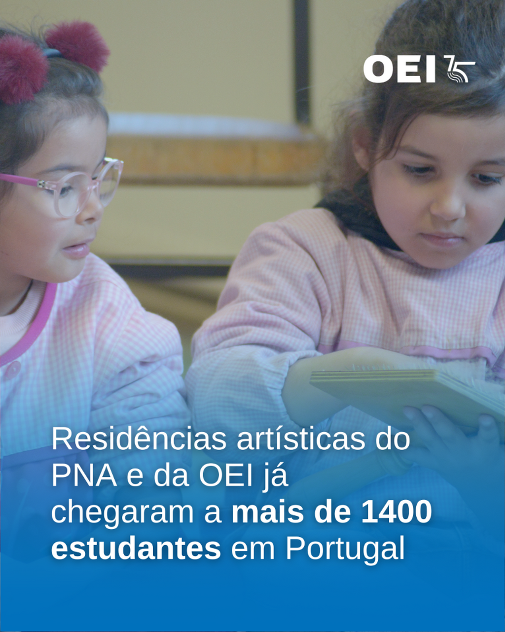 Resid&ecirc;ncias art&iacute;sticas do PNA, apoiadas pela OEI, j&aacute; chegaram a mais de 1400 estudantes em Portugal