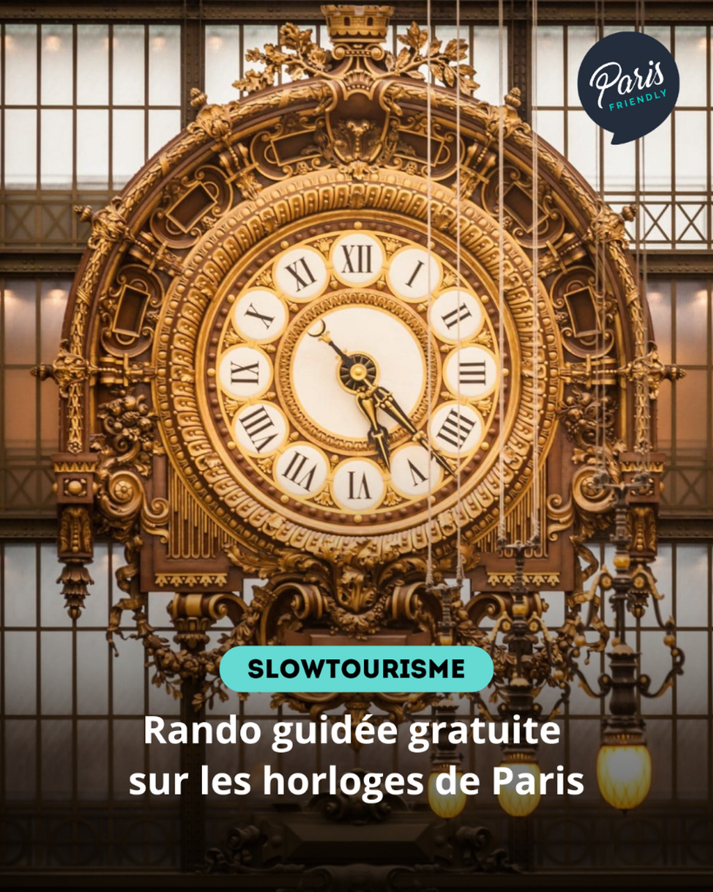 Rando guid&eacute;e gratuite sur les horloges de Paris