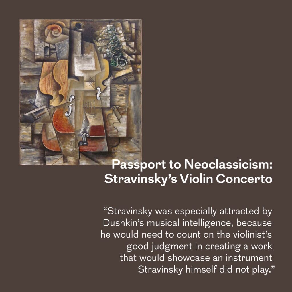 Passport to Neoclassicism: Stravinsky's Violin Concerto