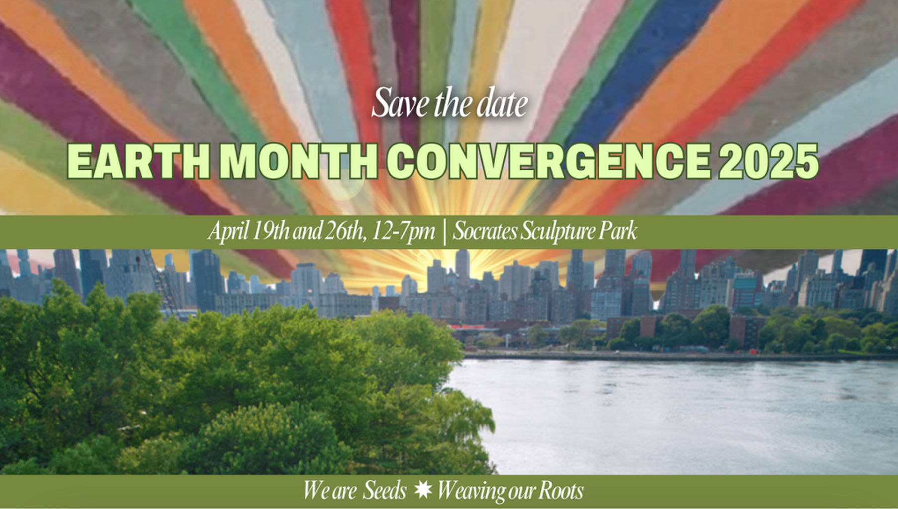4/19, all day | Earth Month Convergence (Socrates Sculpture Park)