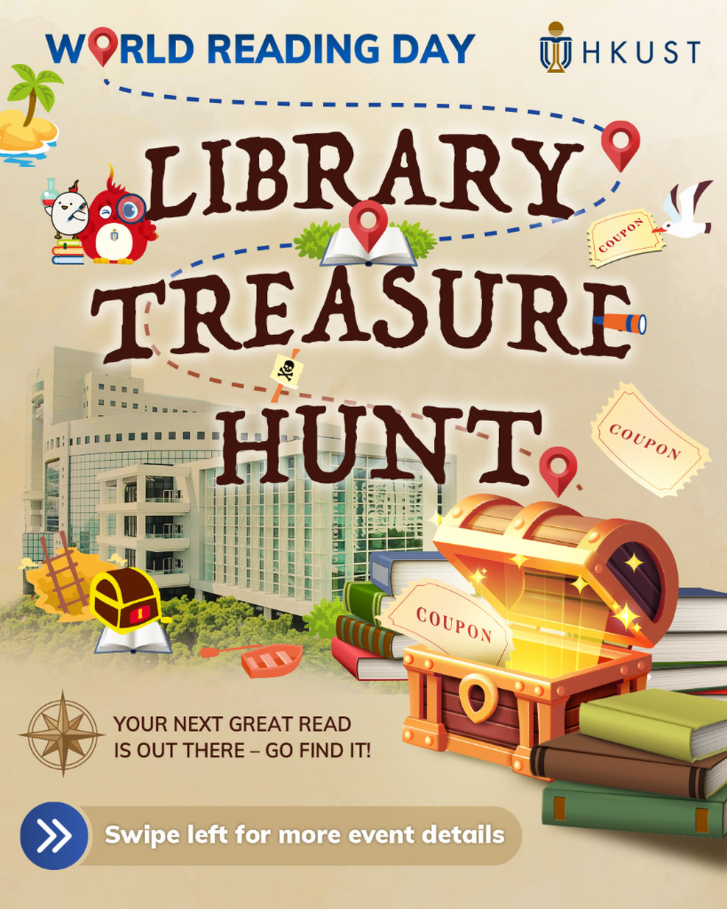 HKUST Library Treasure Hunt （23-25 April）