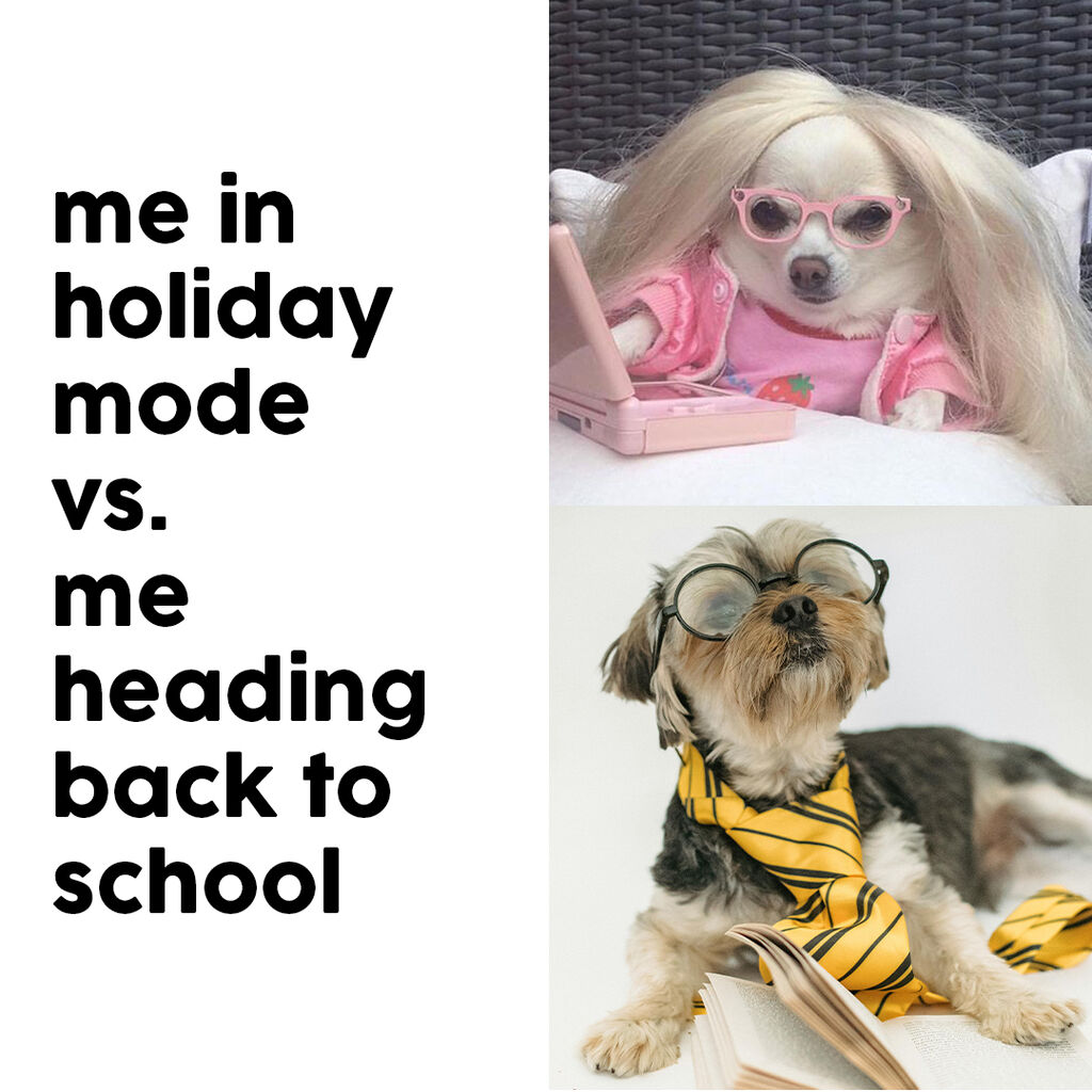 getting ready to go back to school