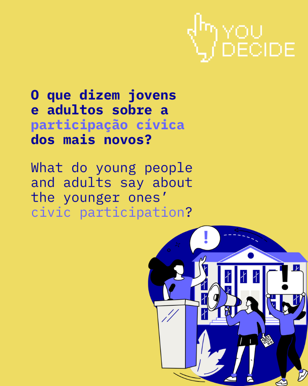 Jovens querem participar nas decis&otilde;es sobre educa&ccedil;&atilde;o, bem-estar, ambiente, seguran&ccedil;a e justi&ccedil;a social