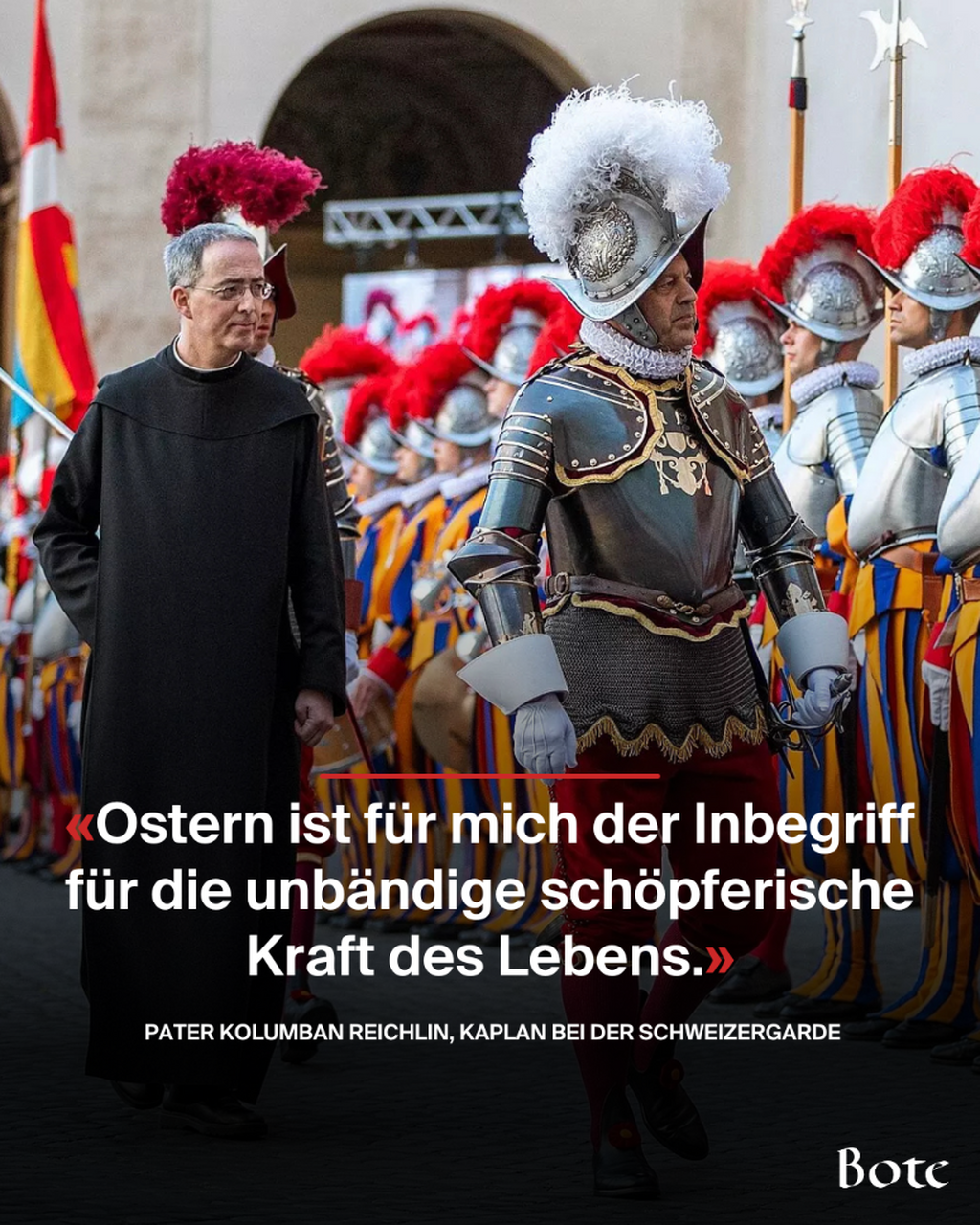 Ostern beim Kaplan der Schweizer Garde
