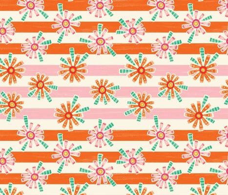 Sunset Florals by callingitsomething