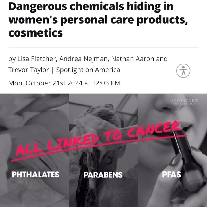 Dangerous chemicals hiding in women's personal care products, cosmetics