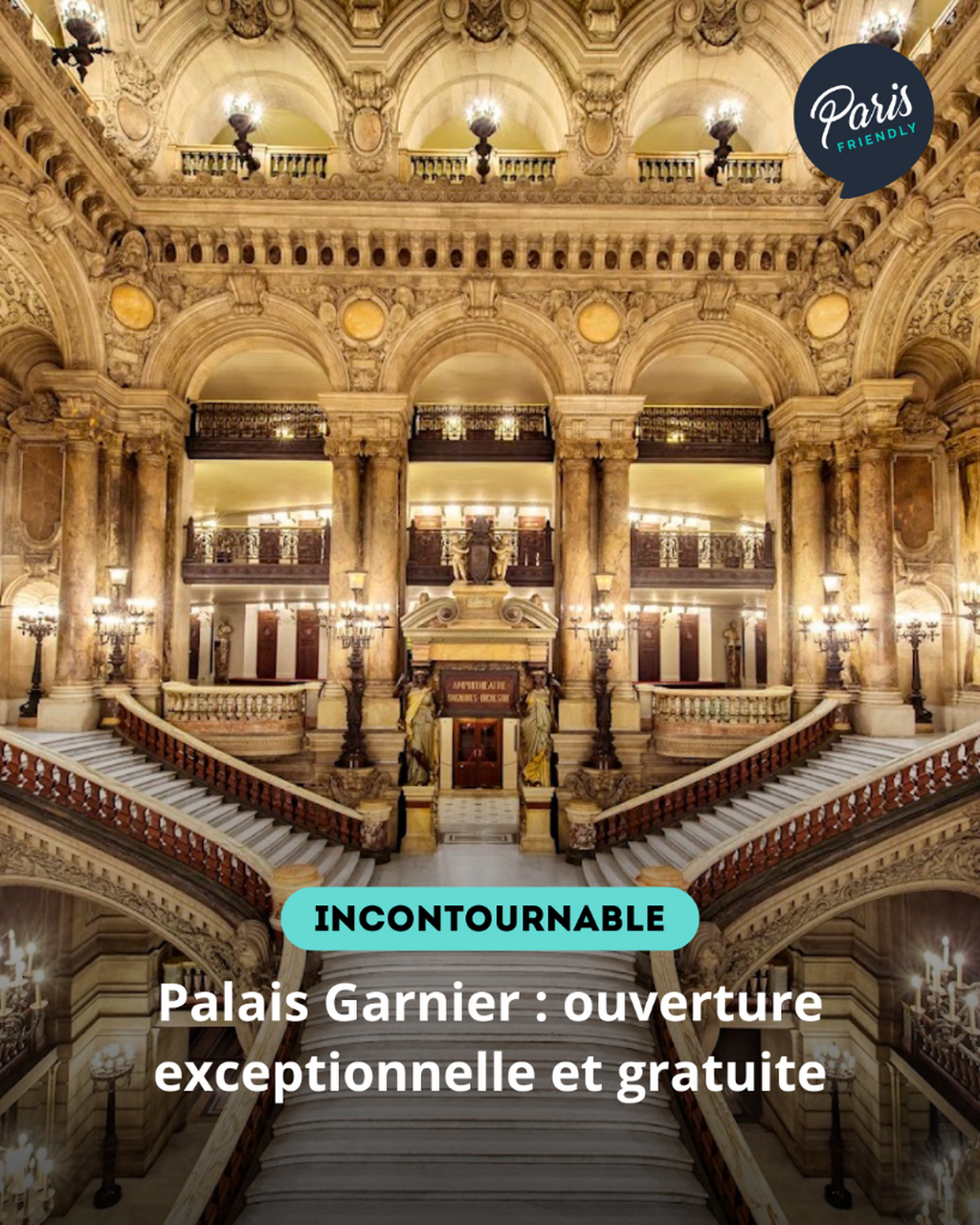 Palais Garnier : ouverture exceptionnelle et gratuite