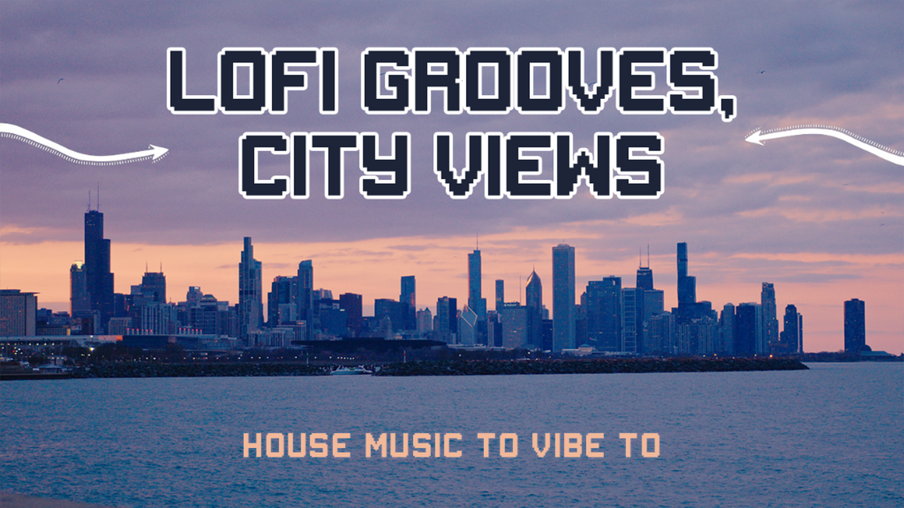 Lofi Grooves, City Views DJ MIX | Sunset Vibes Over Chicago 🌆