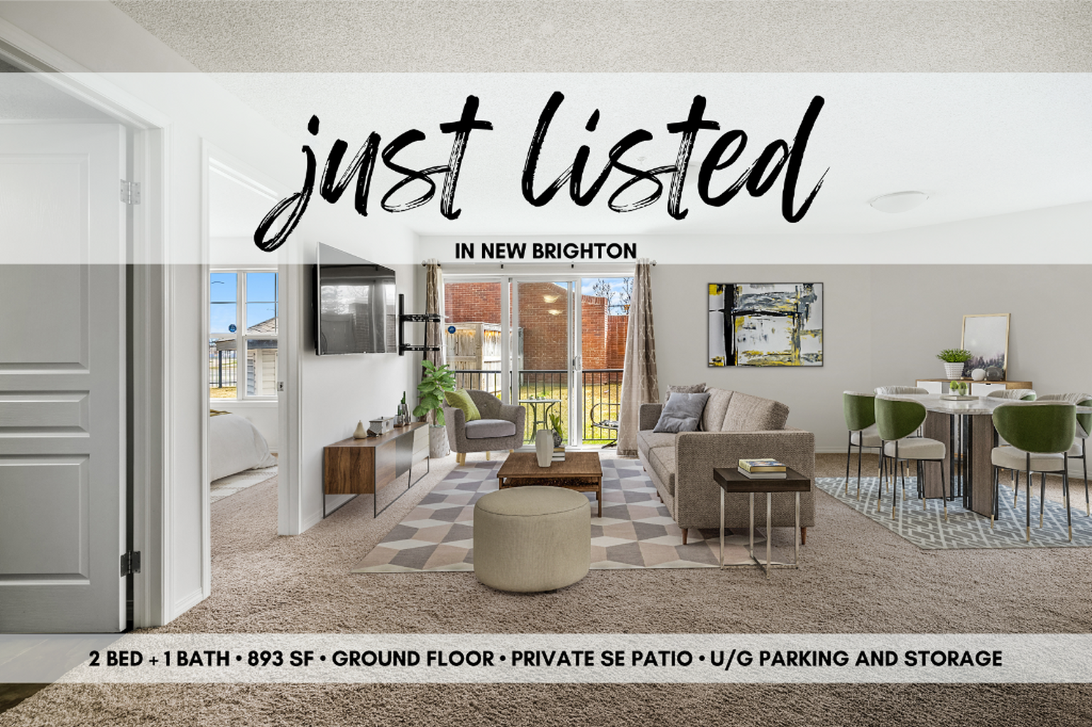 Just Listed - 2 bed condo in New Brighton