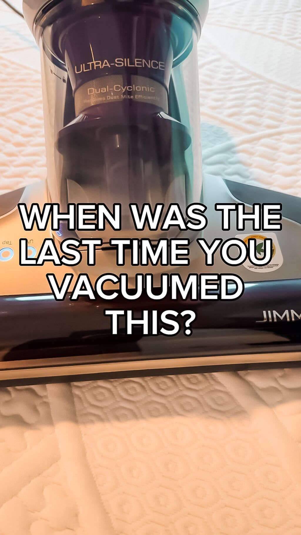 JIMMY MATTRESS COUCH PET BED HAIR VACUUM
