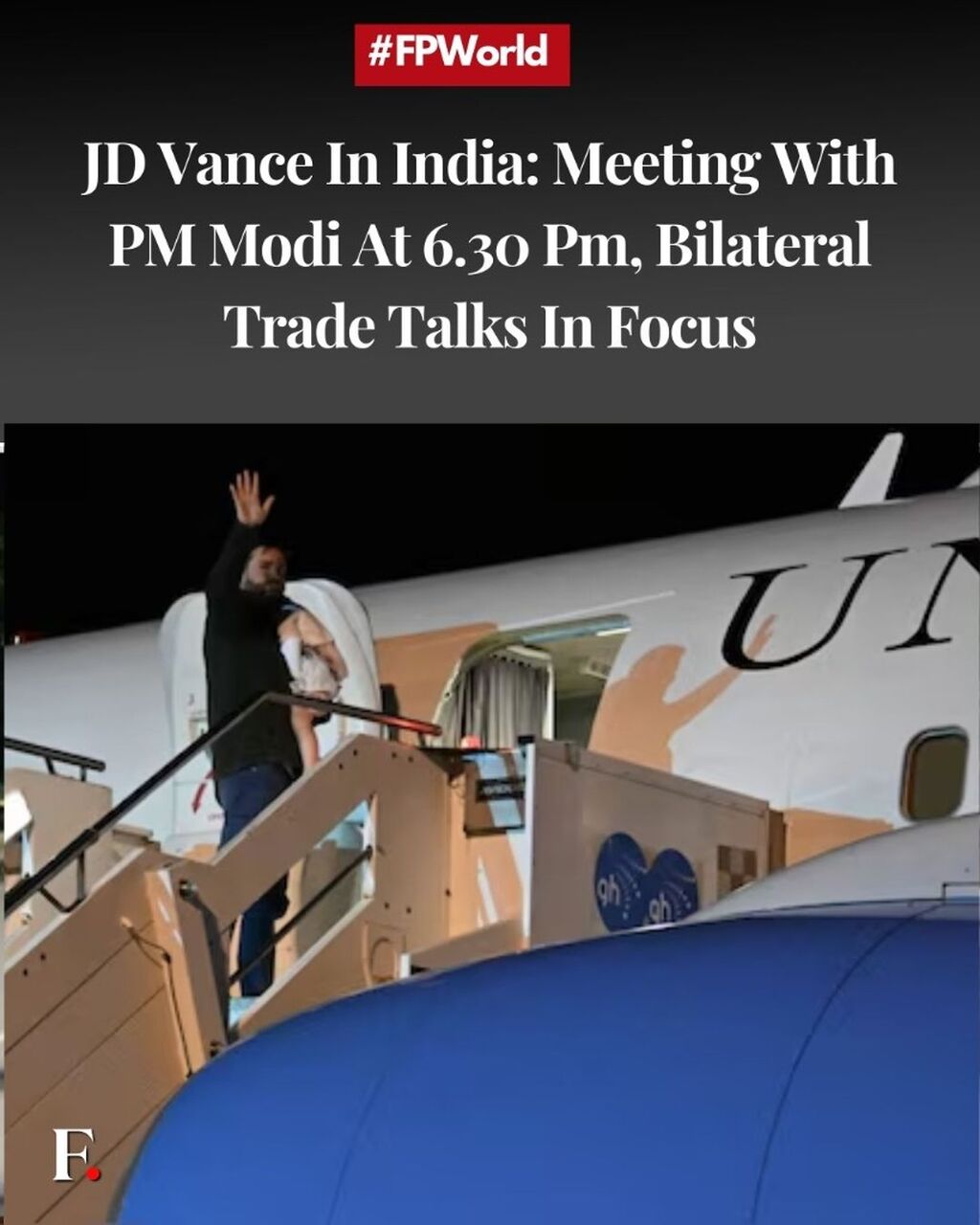 JD Vance in India: Meeting with PM Modi at 6.30 pm, bilateral trade talks in focus