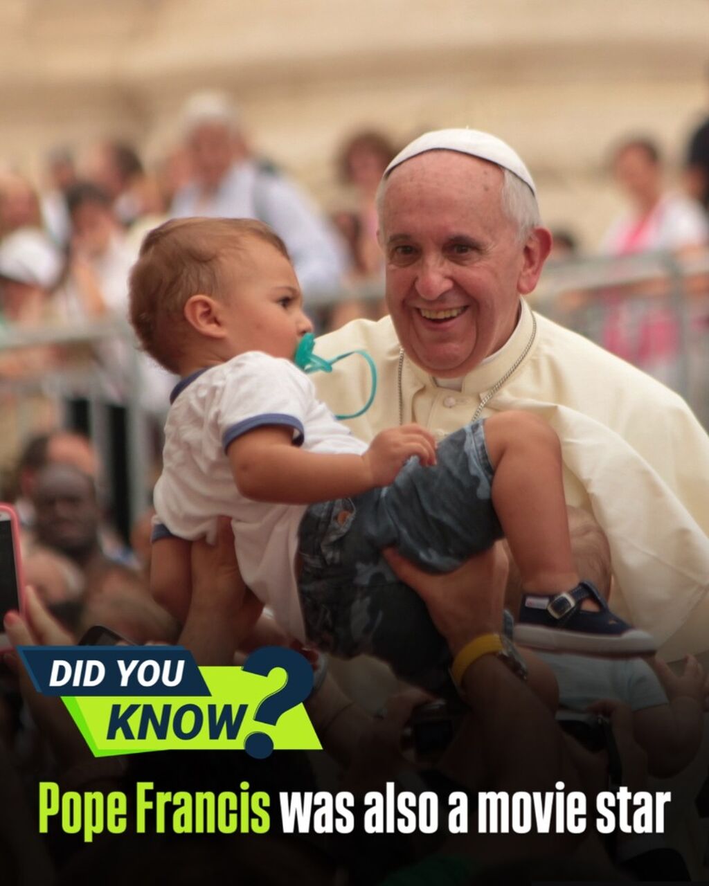 DYK Pope Francis Was Also A Movie Star?