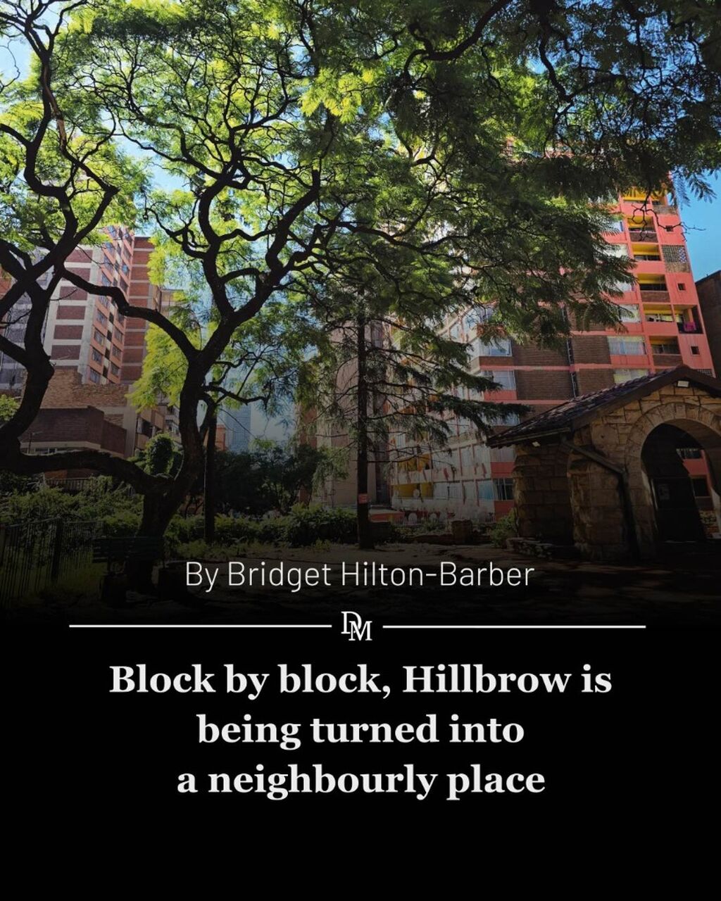 Block by block, Hillbrow is being turned into a neighbourly place