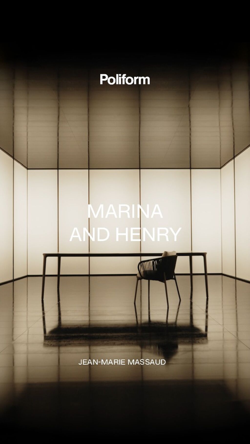 Henry table and Marina chair