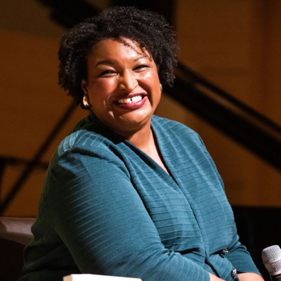 Stacey Abrams and Dr. Dr. Ayana Elizabeth Johnson give the 2024 Climate Week Keynote