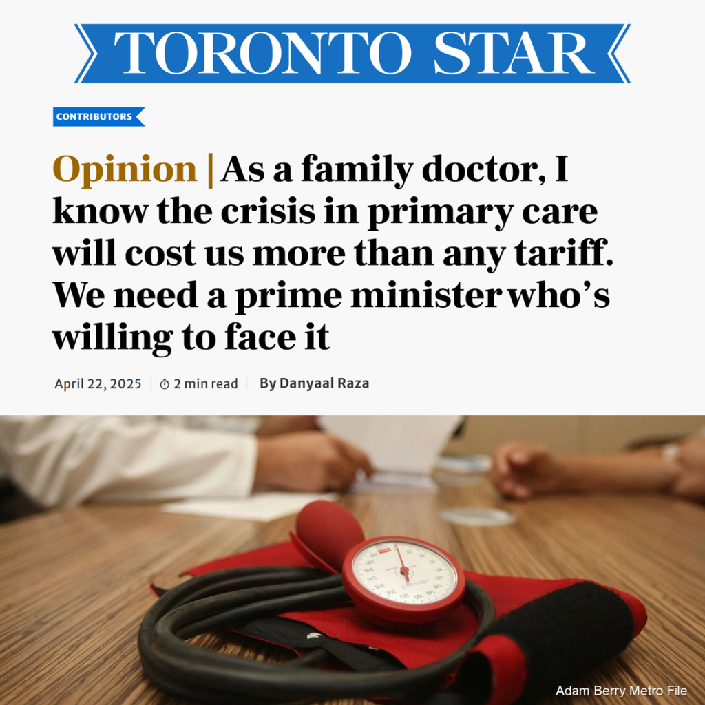 As a family doctor, I know the crisis in primary care will cost us more than any tariff. We need a prime minister who&rsquo;s willing to face it