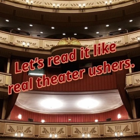 A*List Worksheet Download - Theater Usher