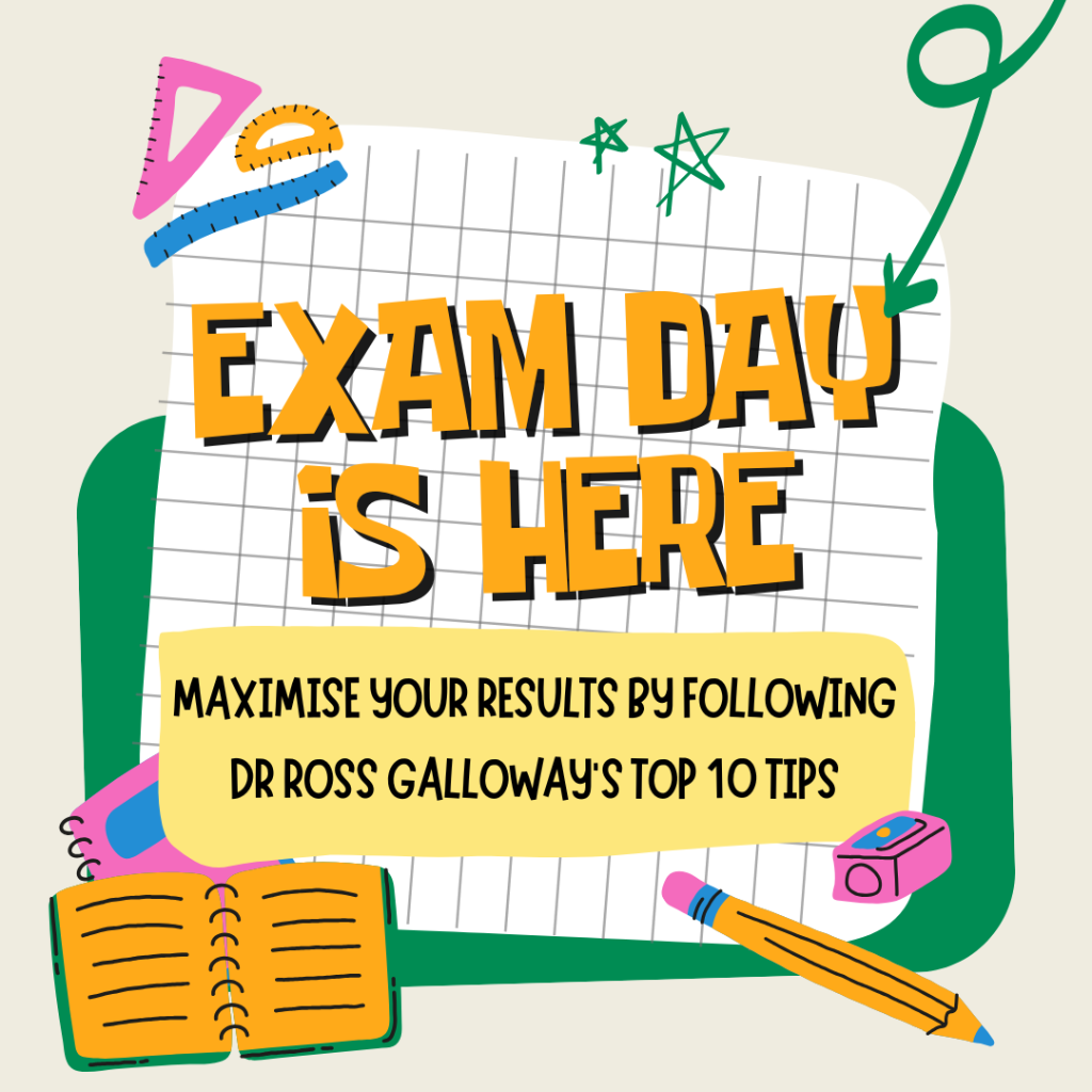 Maximise your chances of exam success