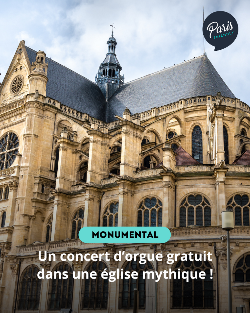 Un concert d&rsquo;orgue gratuit dans une &eacute;glise mythique !