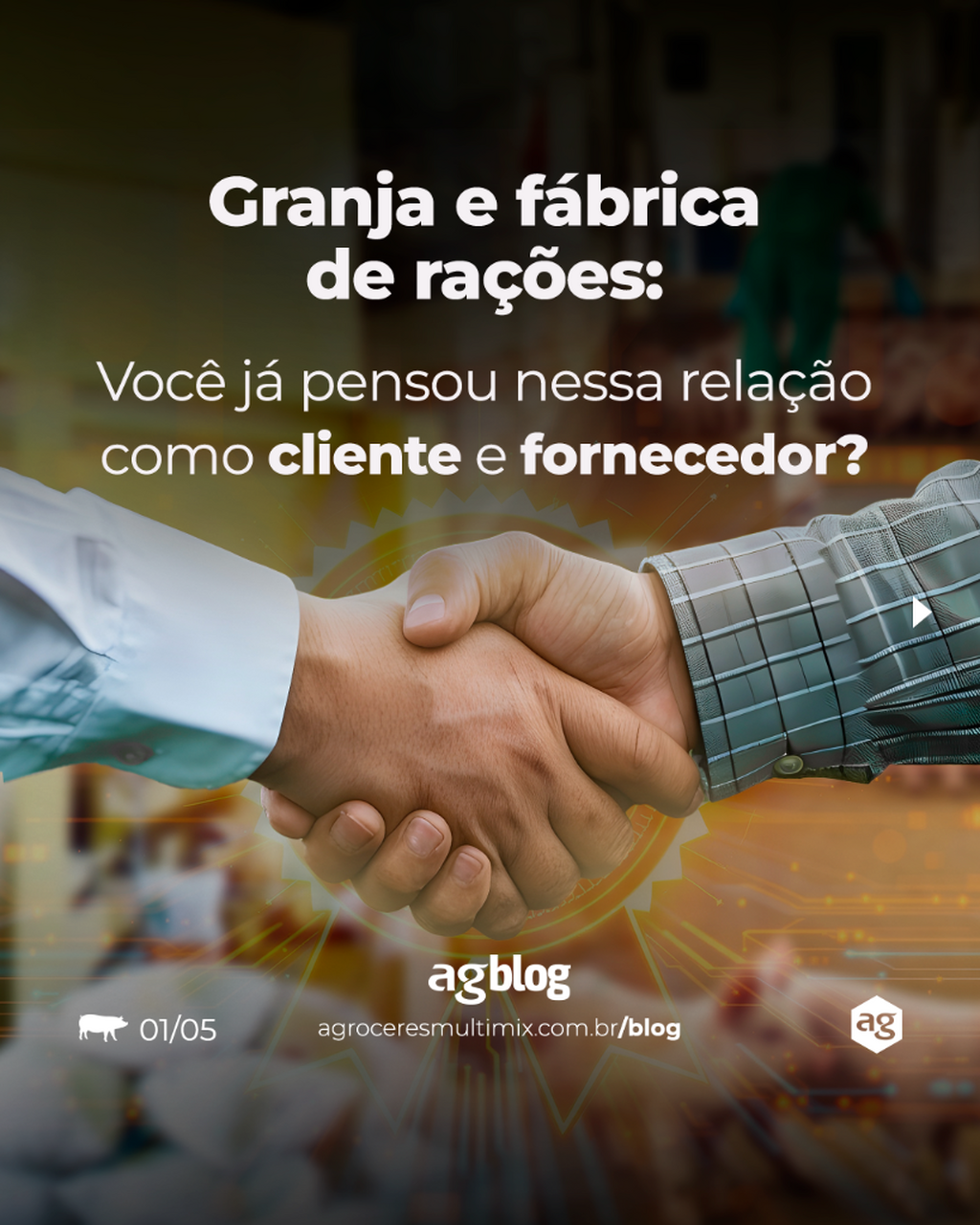Granja e F&aacute;brica de Ra&ccedil;&otilde;es: uma rela&ccedil;&atilde;o de cliente e fornecedor 