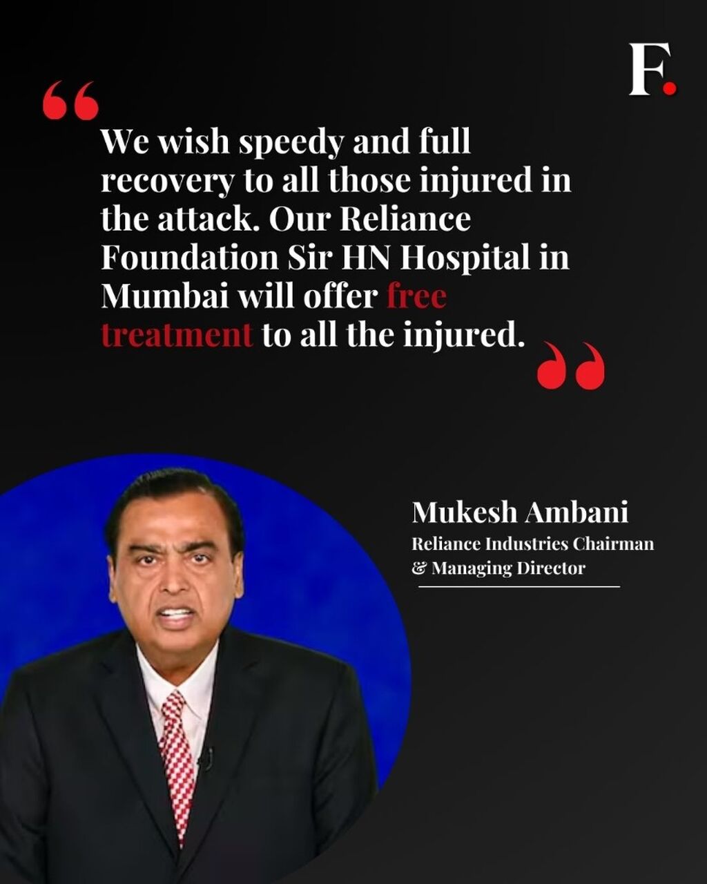 Mukesh Ambani mourns Pahalgam terror attack victims, offers free treatment for injured