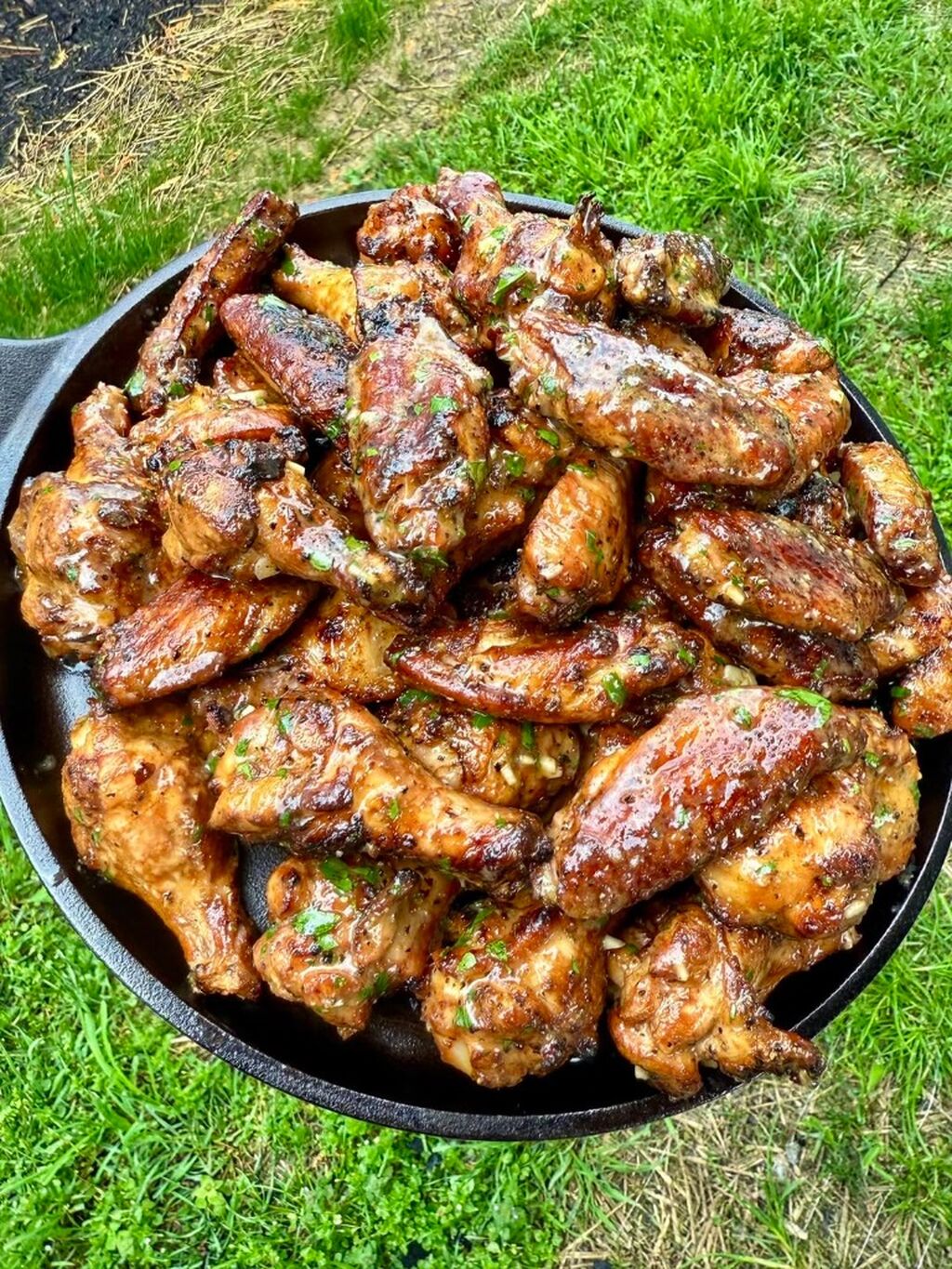 Smoked Garlic Lemon Pepper Chicken Wings