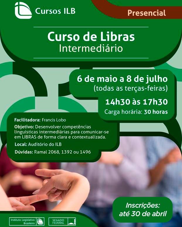 Curso Libras Senado
