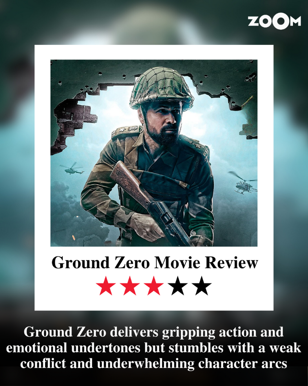 Ground Zero Movie Review: Emraan Hashmi Leads A Gritty Military Drama Into Chilling Kashmir Valleys