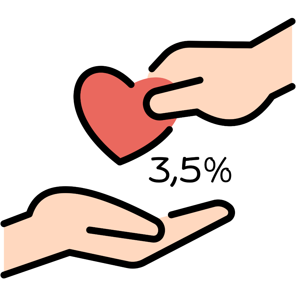 Redirecționează 3,5%