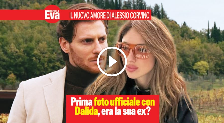 Alessio Corvino, il primo selfie dell'ex di U&D con Dalida