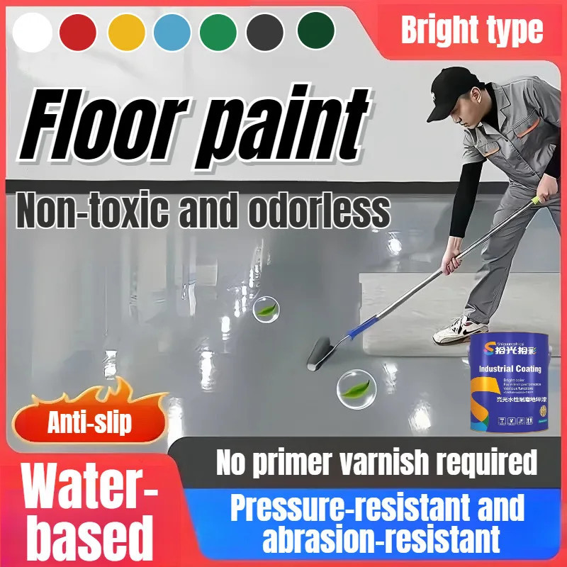 Floor paint water-based indoor and outdoor 500ml