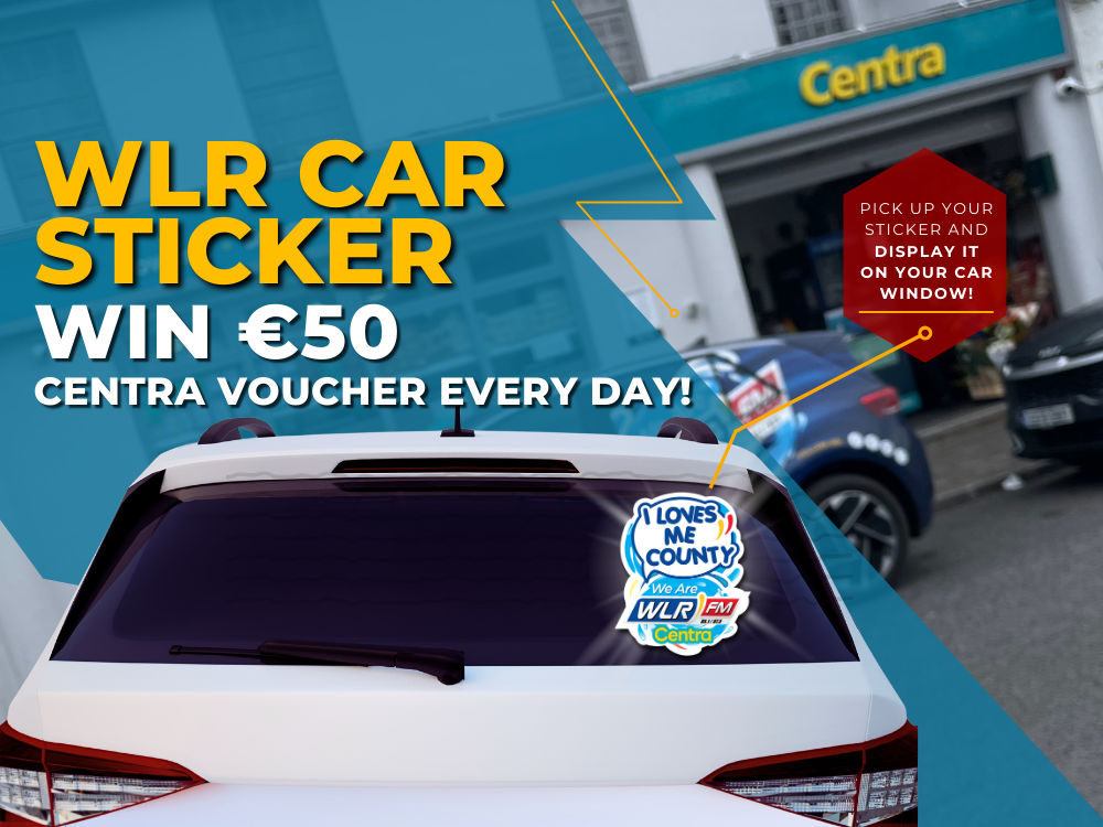 Pick up a WLR Centra Car Sticker and win a &euro;50 Voucher