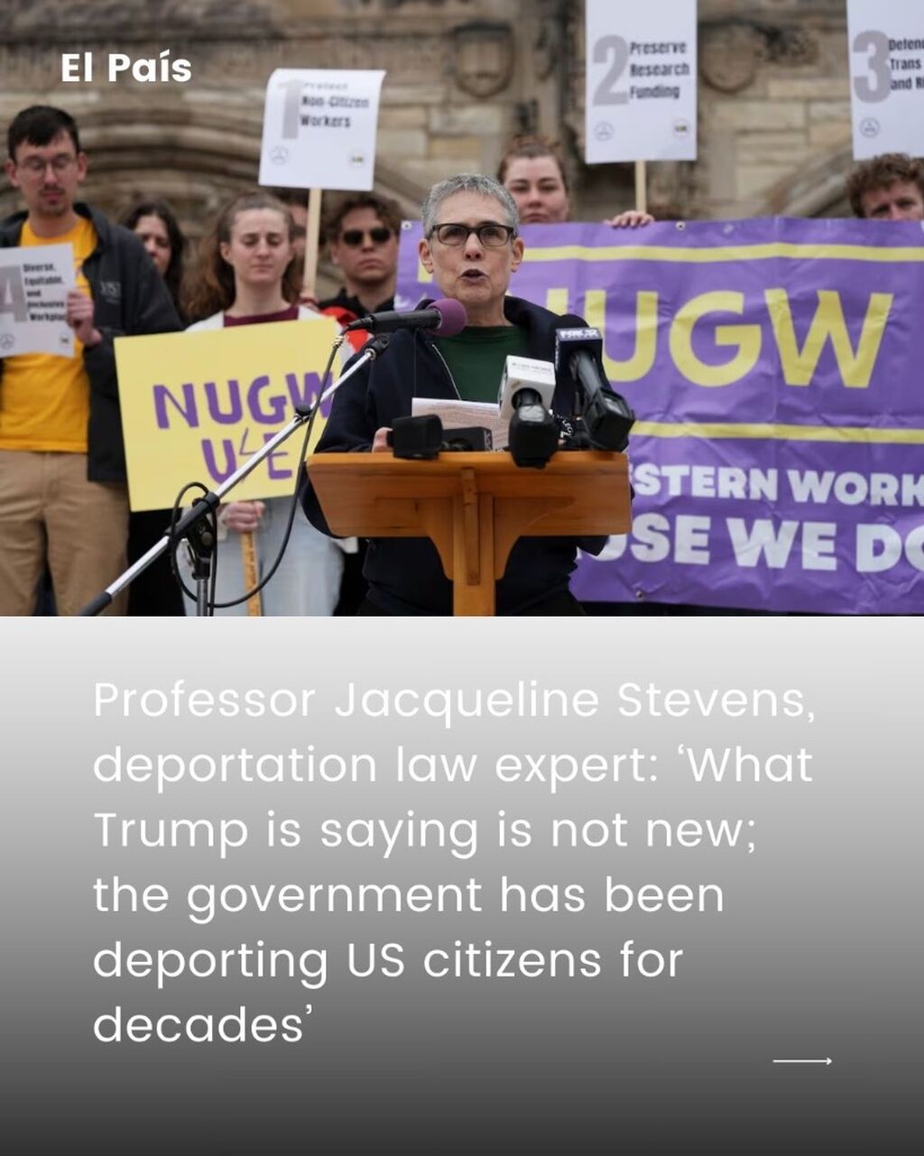 Jacqueline Stevens, deportation law expert: &lsquo;What Trump is saying is not new; the government has been deporting US citizens for decades&rsquo; 