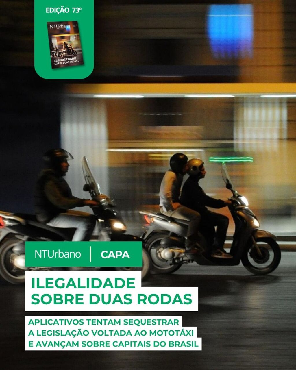 Capa 73 - Ilegalidade sobre Duas Rodas